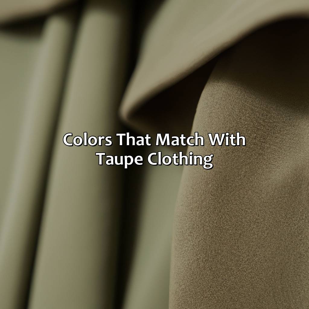 What Colors Go With Taupe Clothing - colorscombo.com