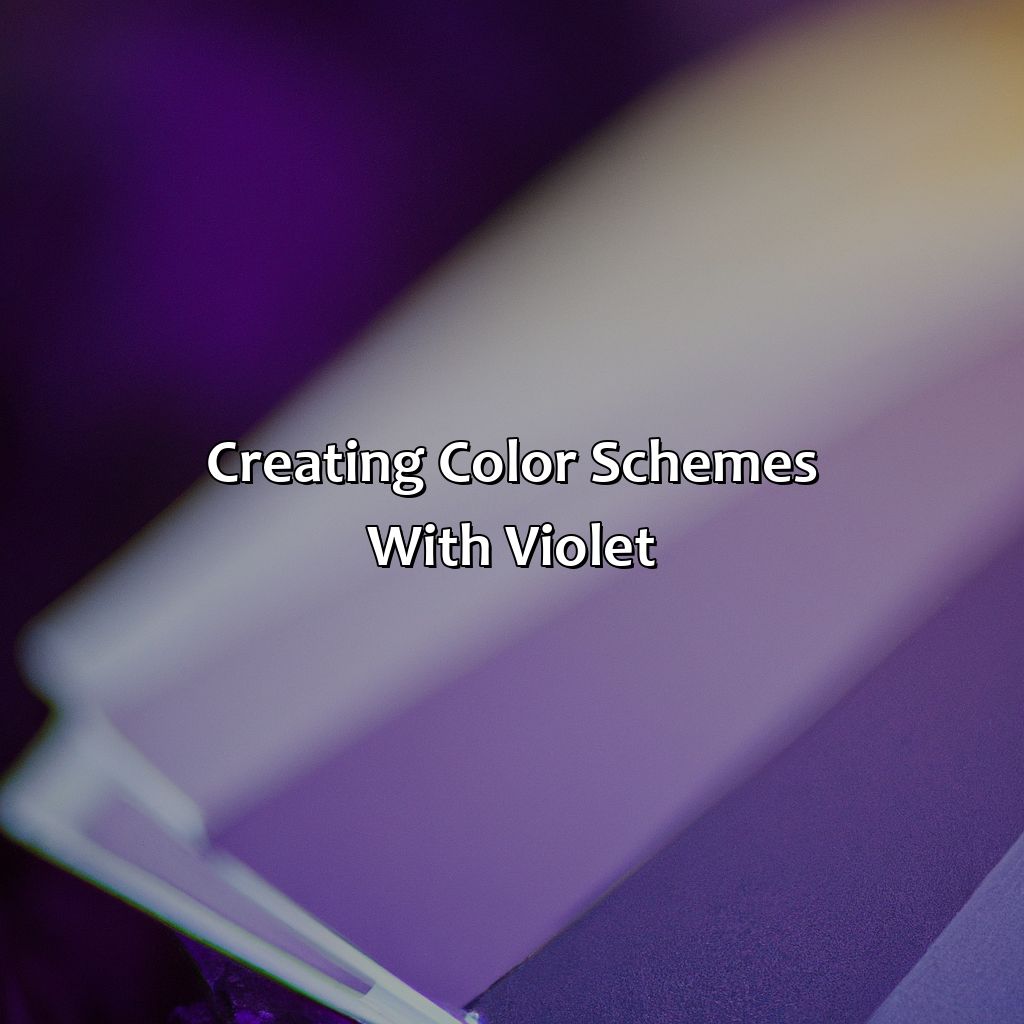 Creating Color Schemes With Violet  - What Colors Go With Violet, 