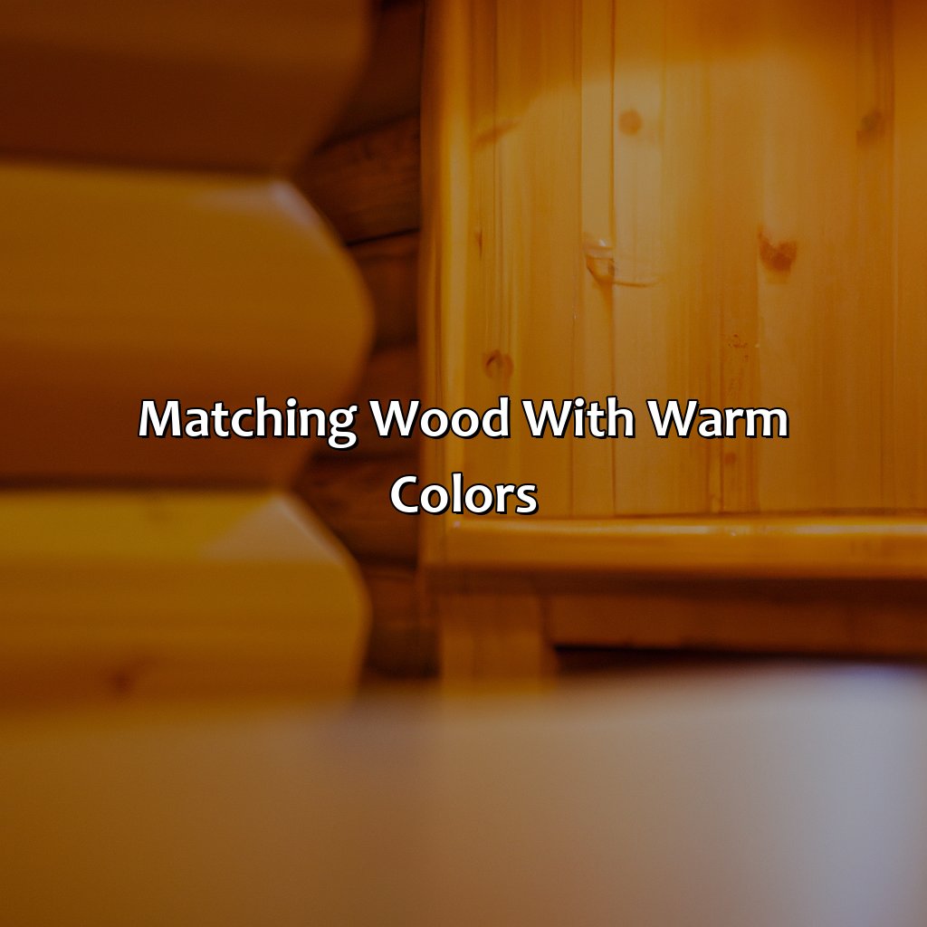 Matching Wood With Warm Colors  - What Colors Go With Wood, 