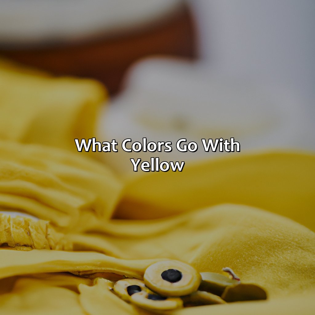 What Colors Go With Yellow - colorscombo.com