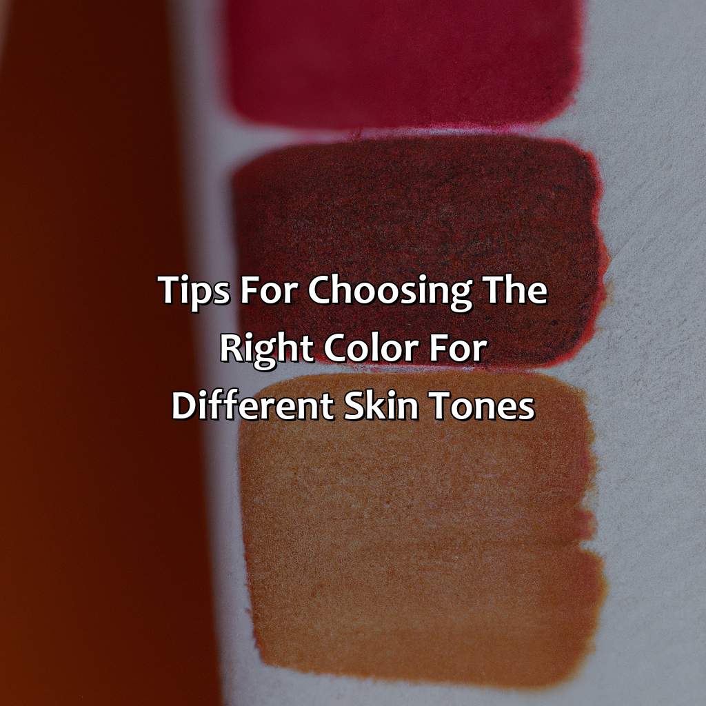 Tips For Choosing The Right Color For Different Skin Tones  - What Colors Make Skin Color, 