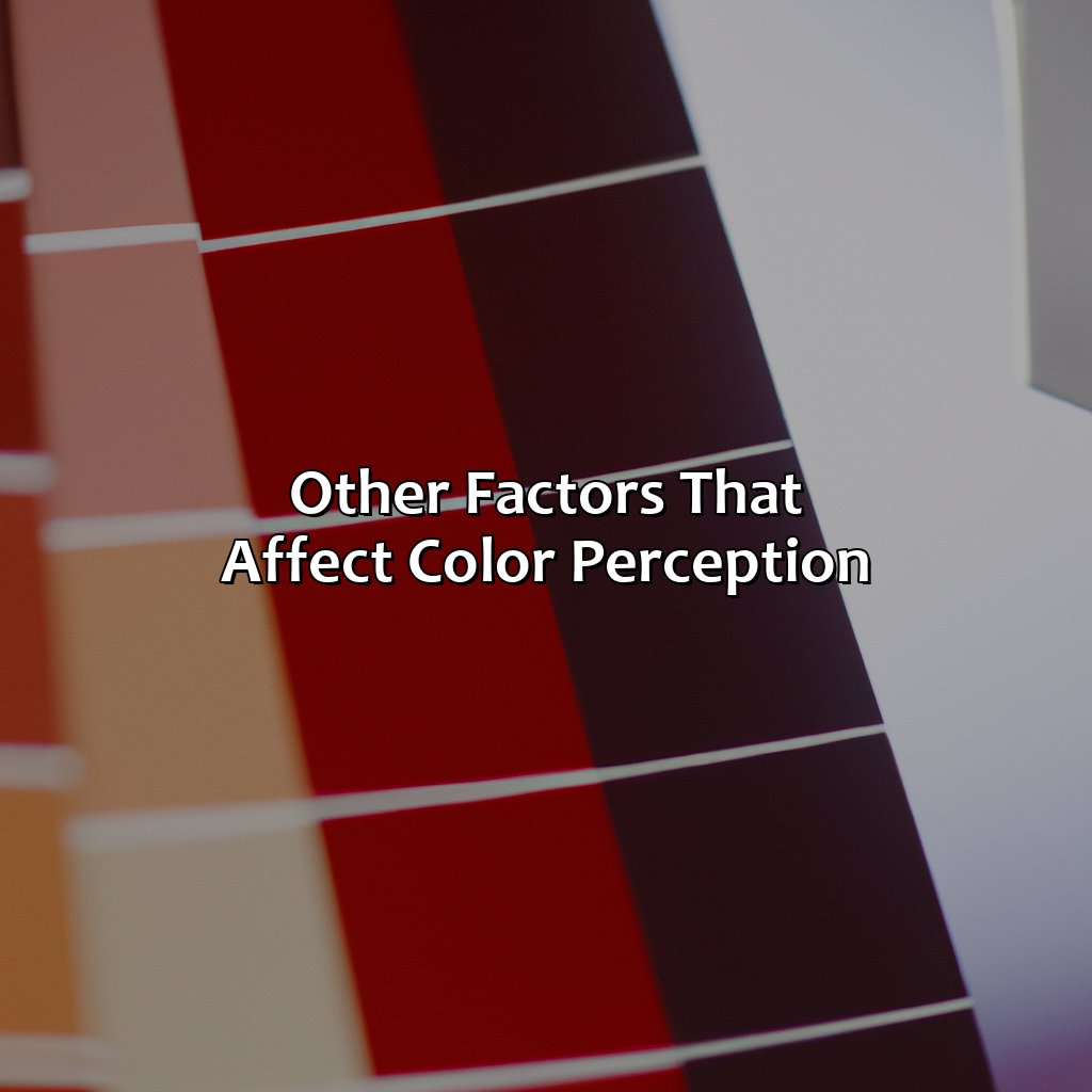 Other Factors That Affect Color Perception  - What Determines The Color Of An Object, 