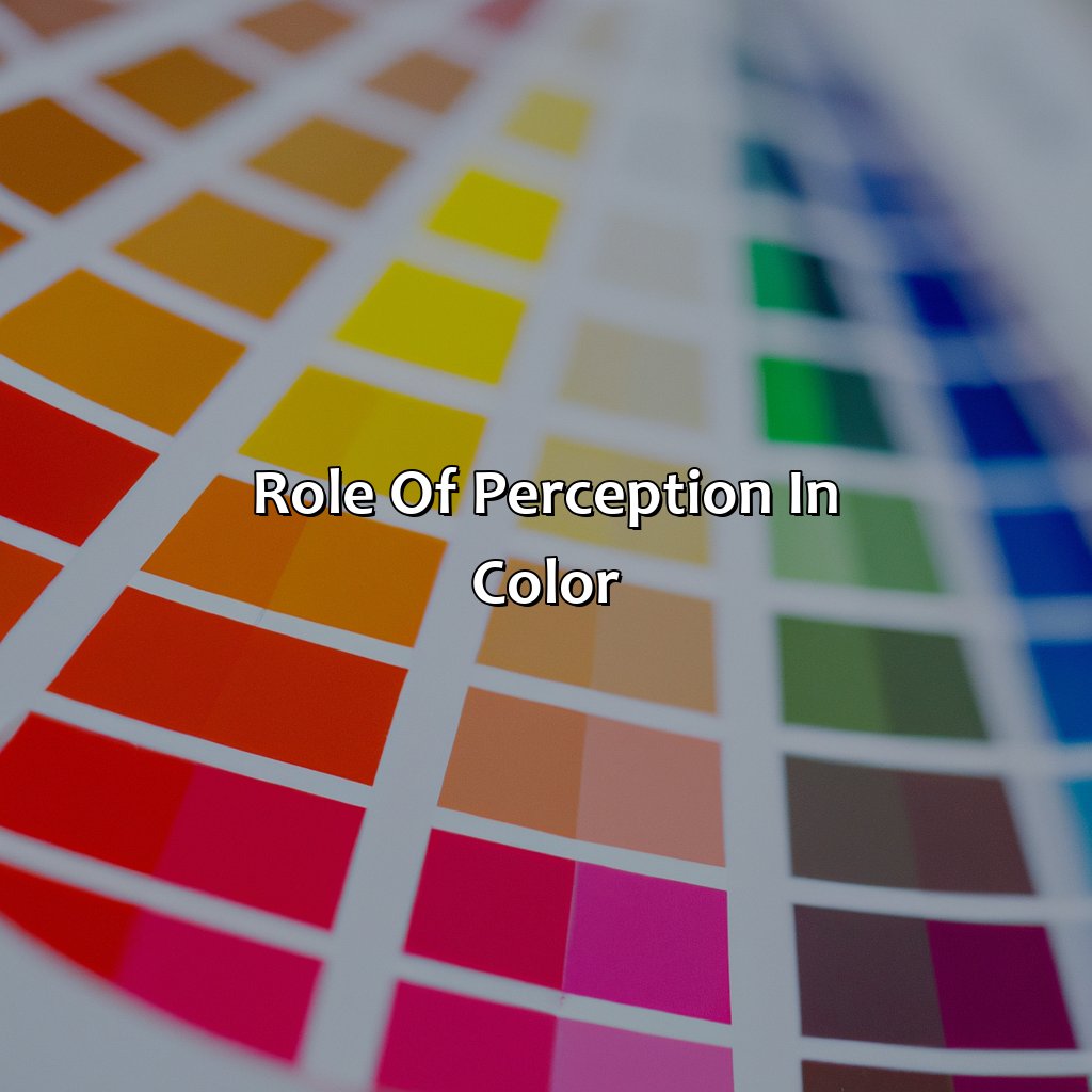Role Of Perception In Color  - What Determines The Color Of An Object?, 