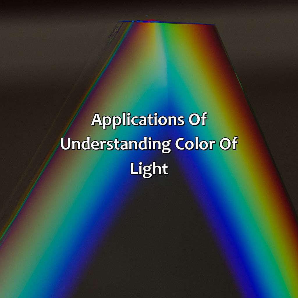 Applications Of Understanding Color Of Light  - What Determines The Color Of Light?, 