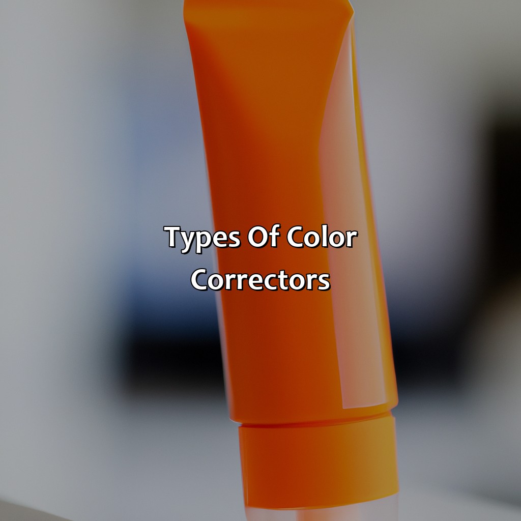 Types Of Color Correctors  - What Does Orange Color Corrector Do, 