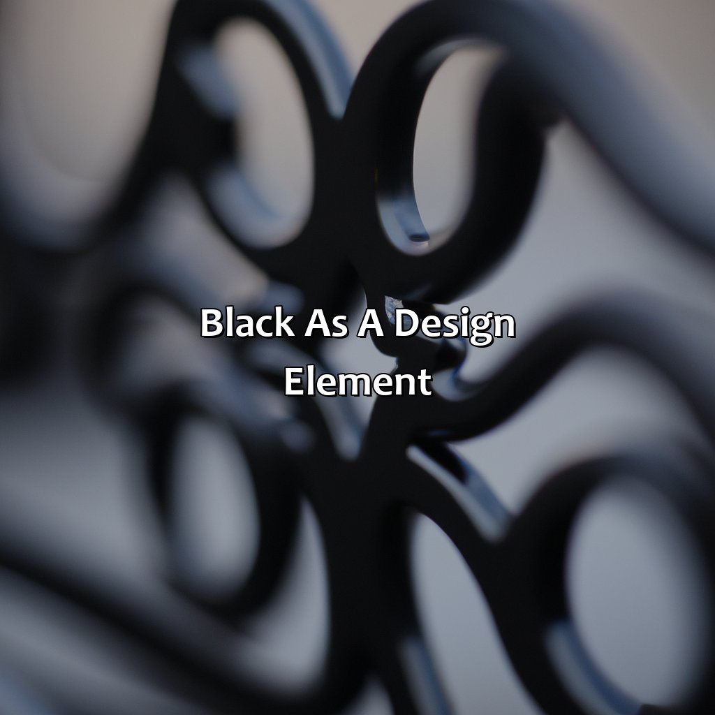 Black As A Design Element  - What Does The Color Black Mean, 