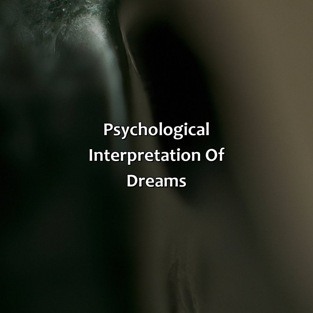 Psychological Interpretation Of Dreams  - What Does The Color Black Mean In A Dream, 