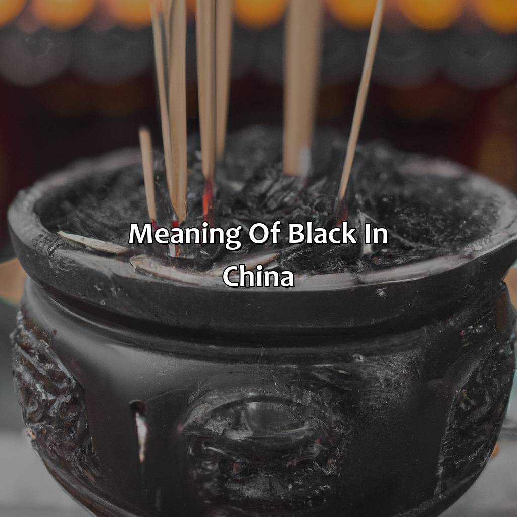Meaning Of Black In China  - What Does The Color Black Mean In China, 