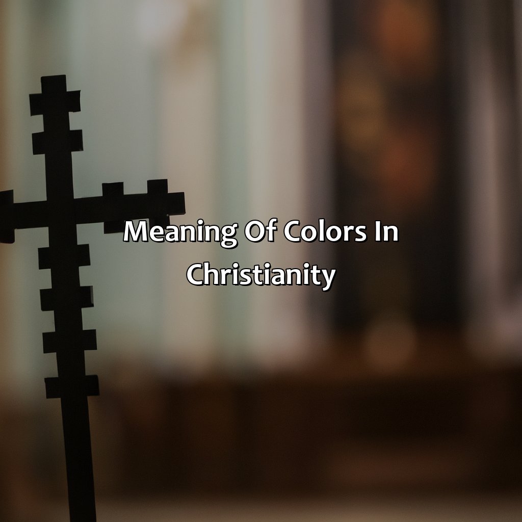 Meaning Of Colors In Christianity  - What Does The Color Black Mean In Christianity, 