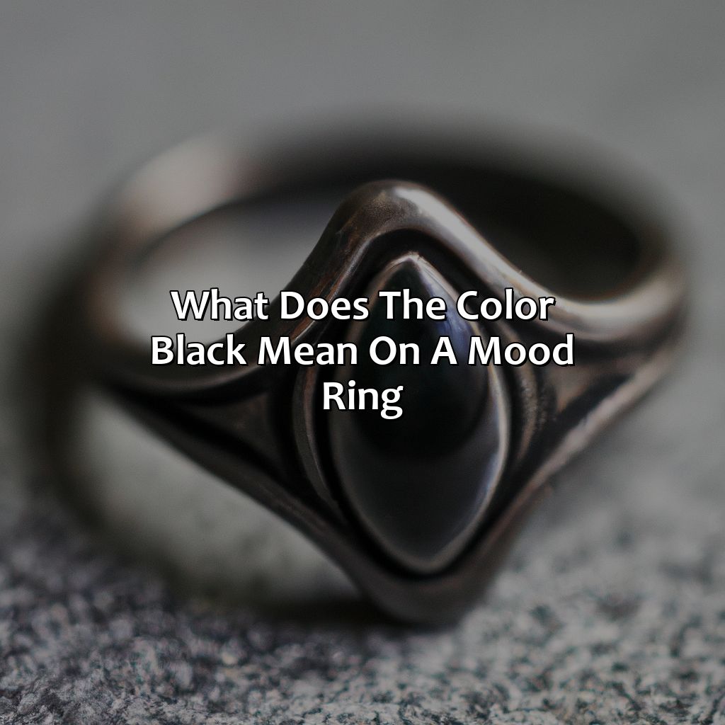 What Does The Color Black Mean On A Mood Ring - colorscombo.com