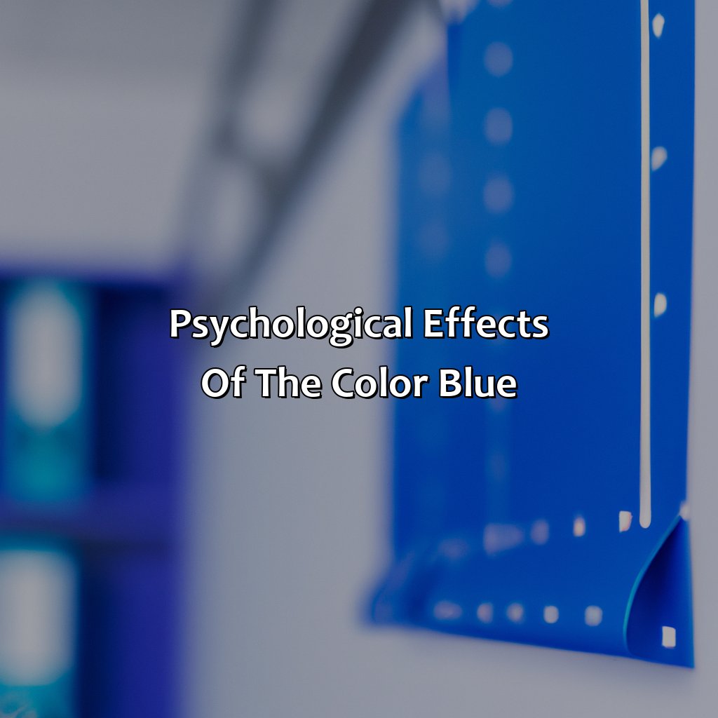 Psychological Effects Of The Color Blue  - What Does The Color Blue Mean In Business, 