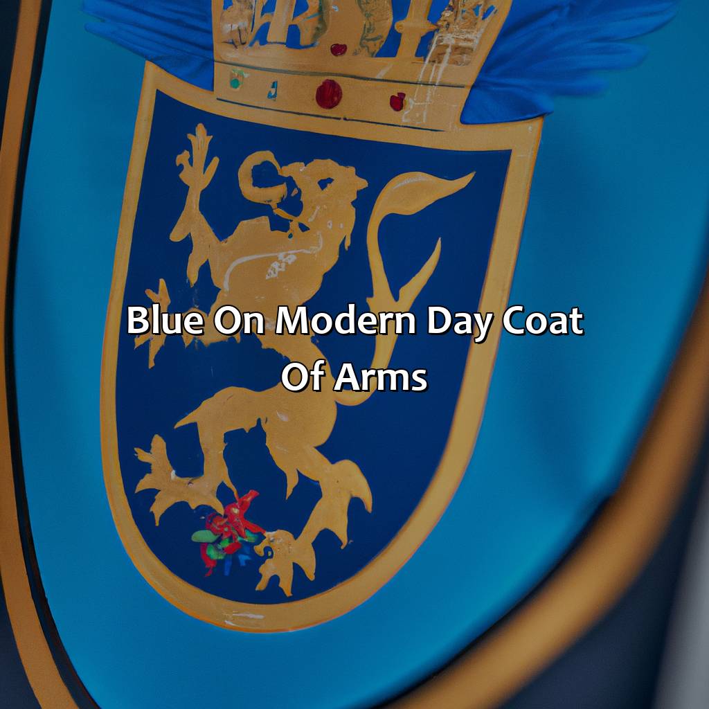 Blue On Modern Day Coat Of Arms  - What Does The Color Blue Mean On A Coat Of Arms, 