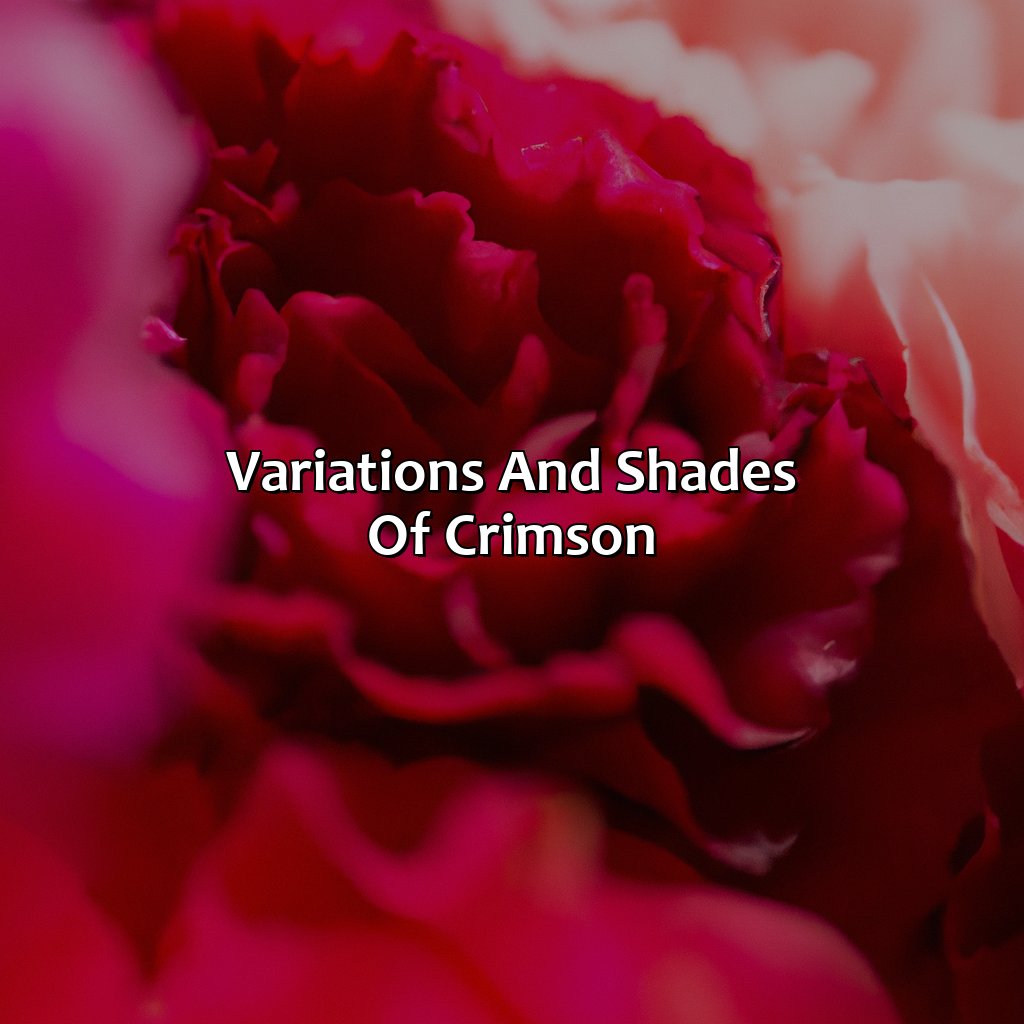 Variations And Shades Of Crimson  - What Does The Color Crimson Mean, 