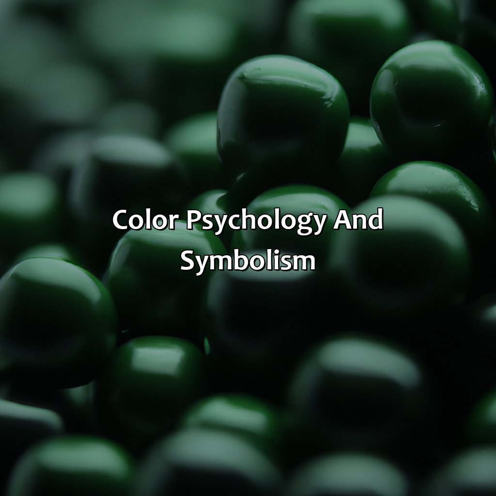 Color Psychology And Symbolism  - What Does The Color Dark Green Mean, 