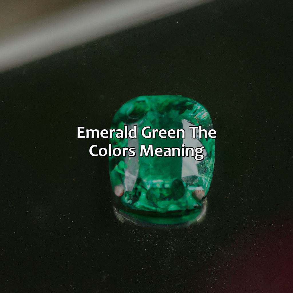 Emerald Green: The Color