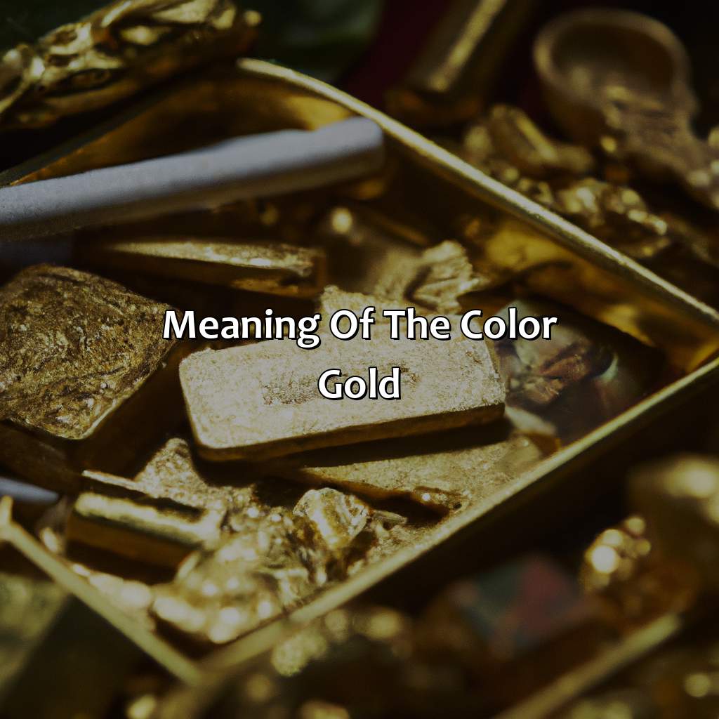 What Does The Color Gold Represent - colorscombo.com