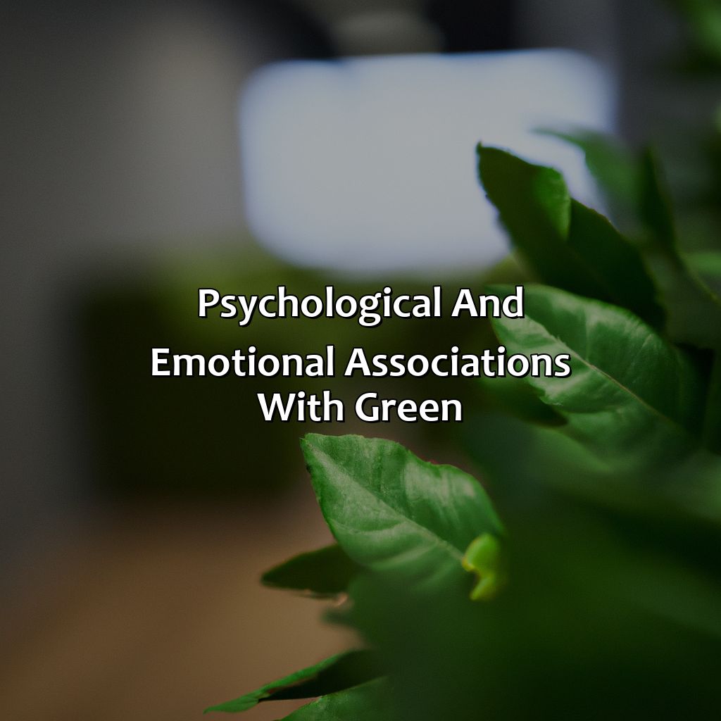 Psychological And Emotional Associations With Green  - What Does The Color Green Mean?, 