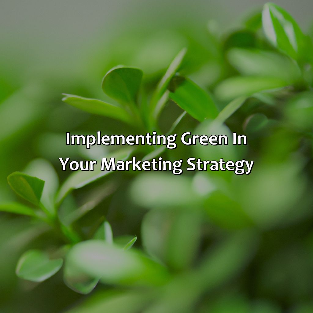 Implementing Green In Your Marketing Strategy - What Does The Color Green Mean In Marketing, 
