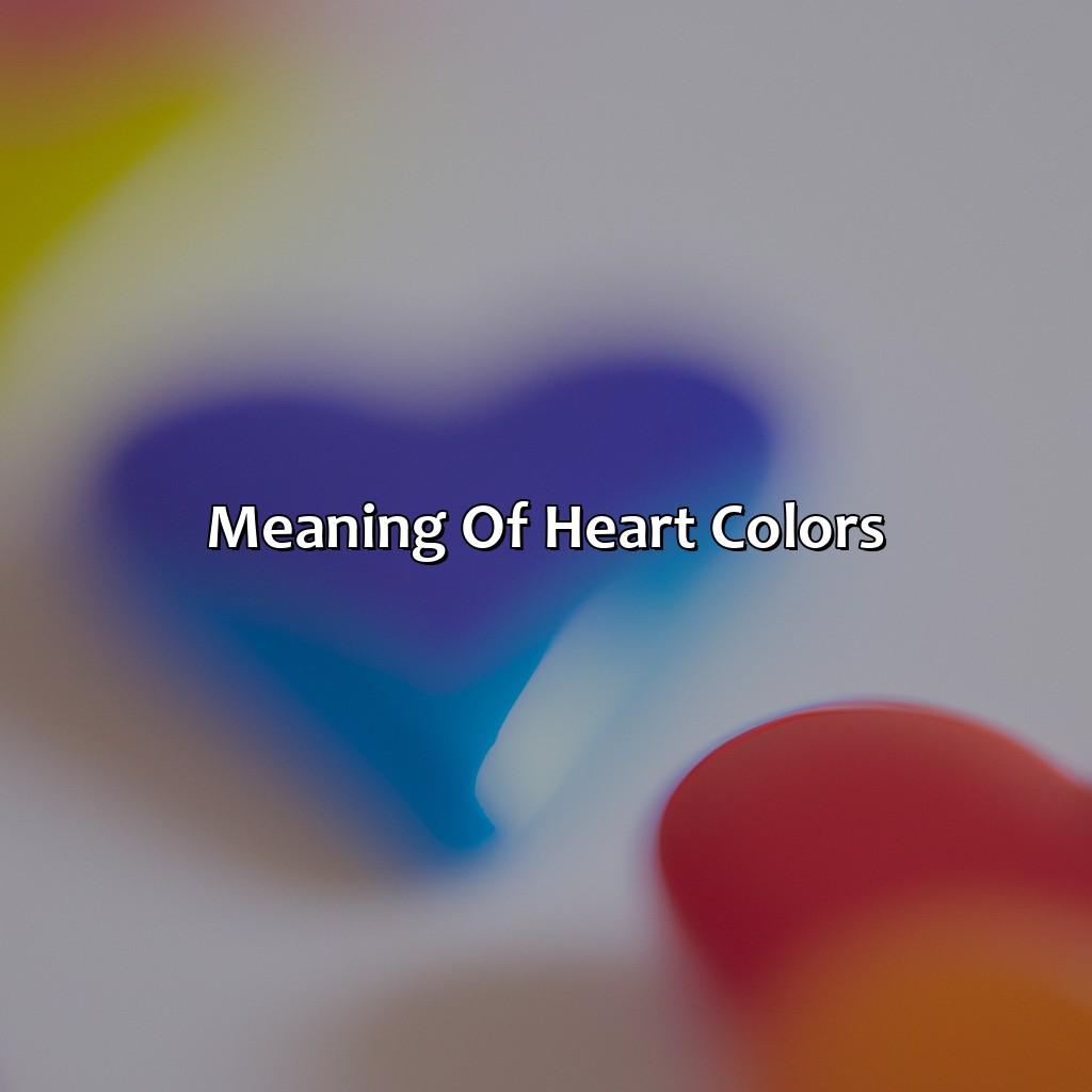 Meaning Of Heart Colors  - What Does The Color Hearts Mean, 