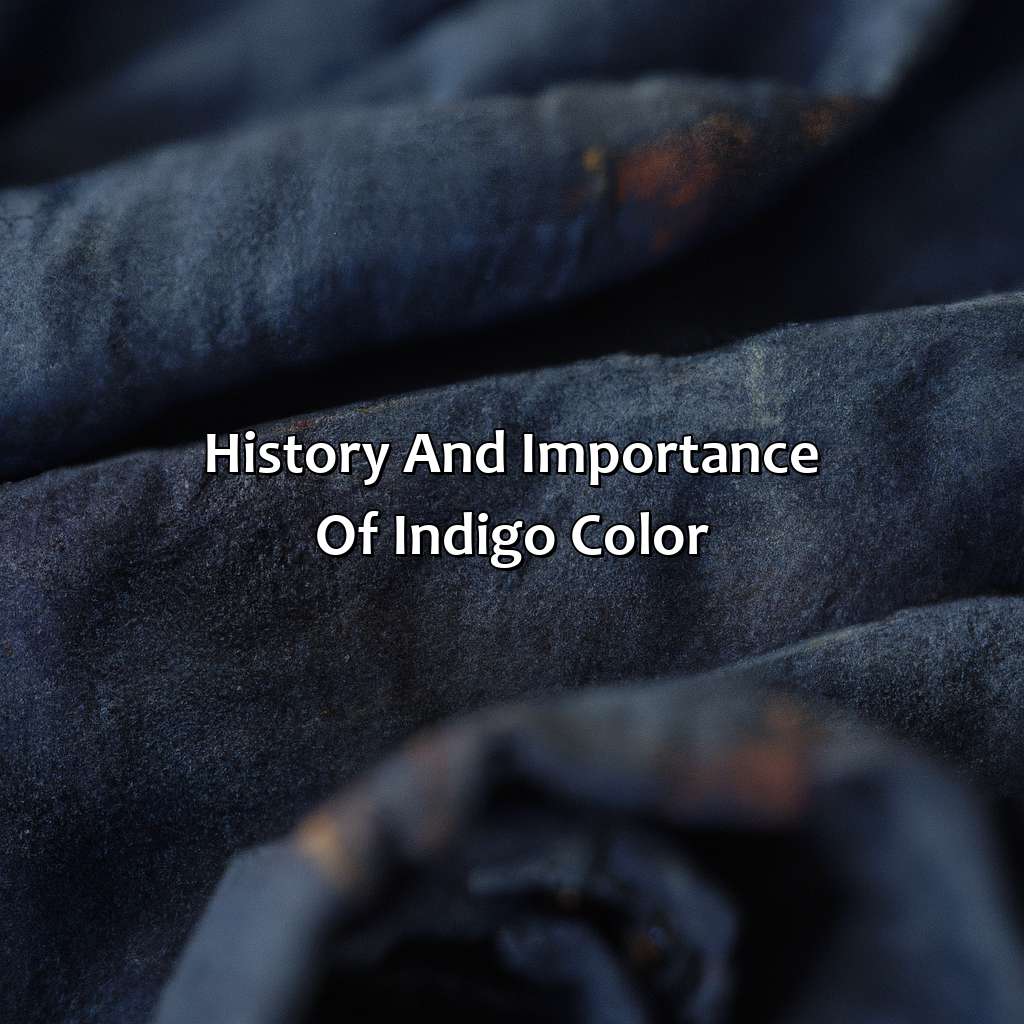 History And Importance Of Indigo Color  - What Does The Color Indigo Mean, 