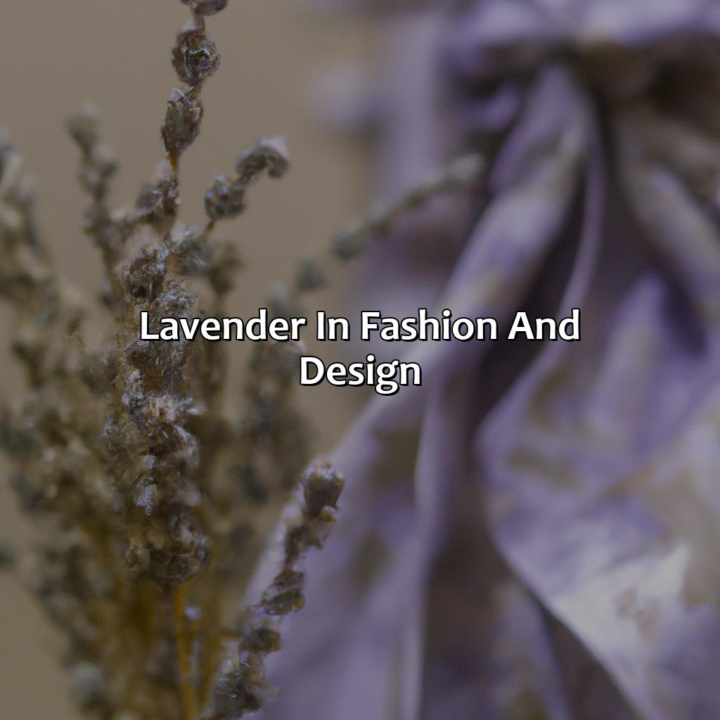 Lavender In Fashion And Design  - What Does The Color Lavender Mean, 