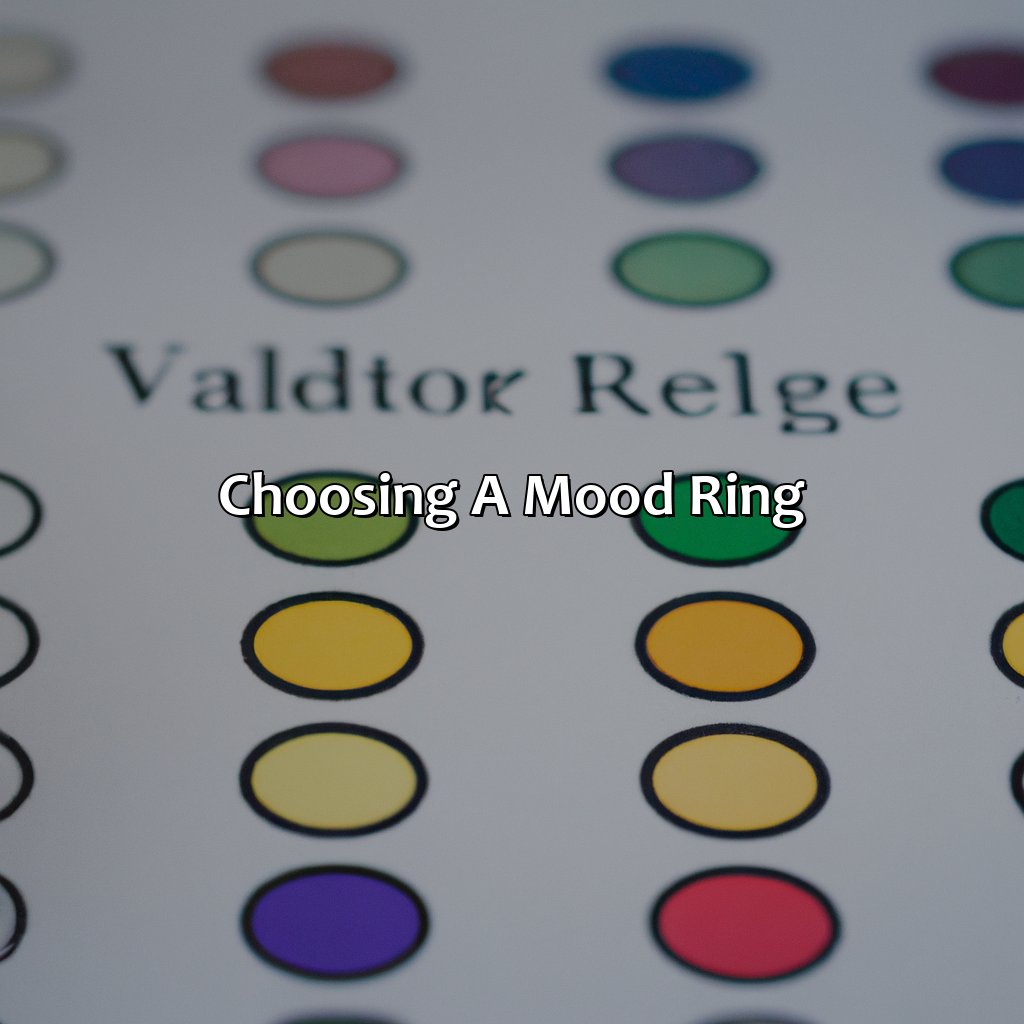 Choosing A Mood Ring  - What Does The Color Mean On A Mood Ring, 