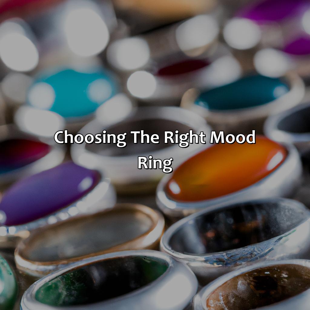 Choosing The Right Mood Ring  - What Does The Color Of A Mood Ring Mean, 