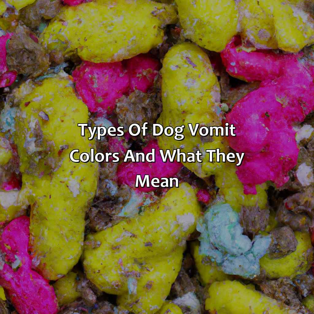 Types Of Dog Vomit Colors And What They Mean  - What Does The Color Of Dog Vomit Mean, 