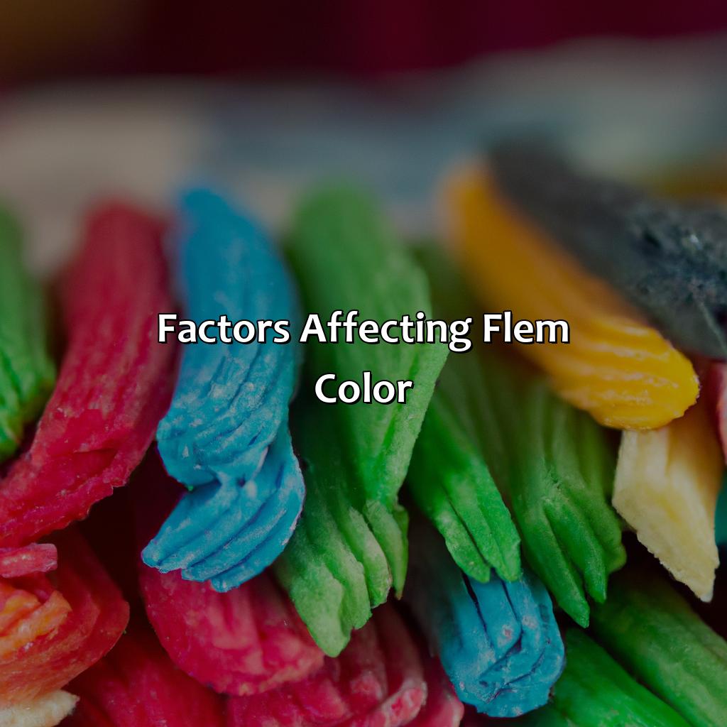 Factors Affecting Flem Color  - What Does The Color Of Flem Mean, 