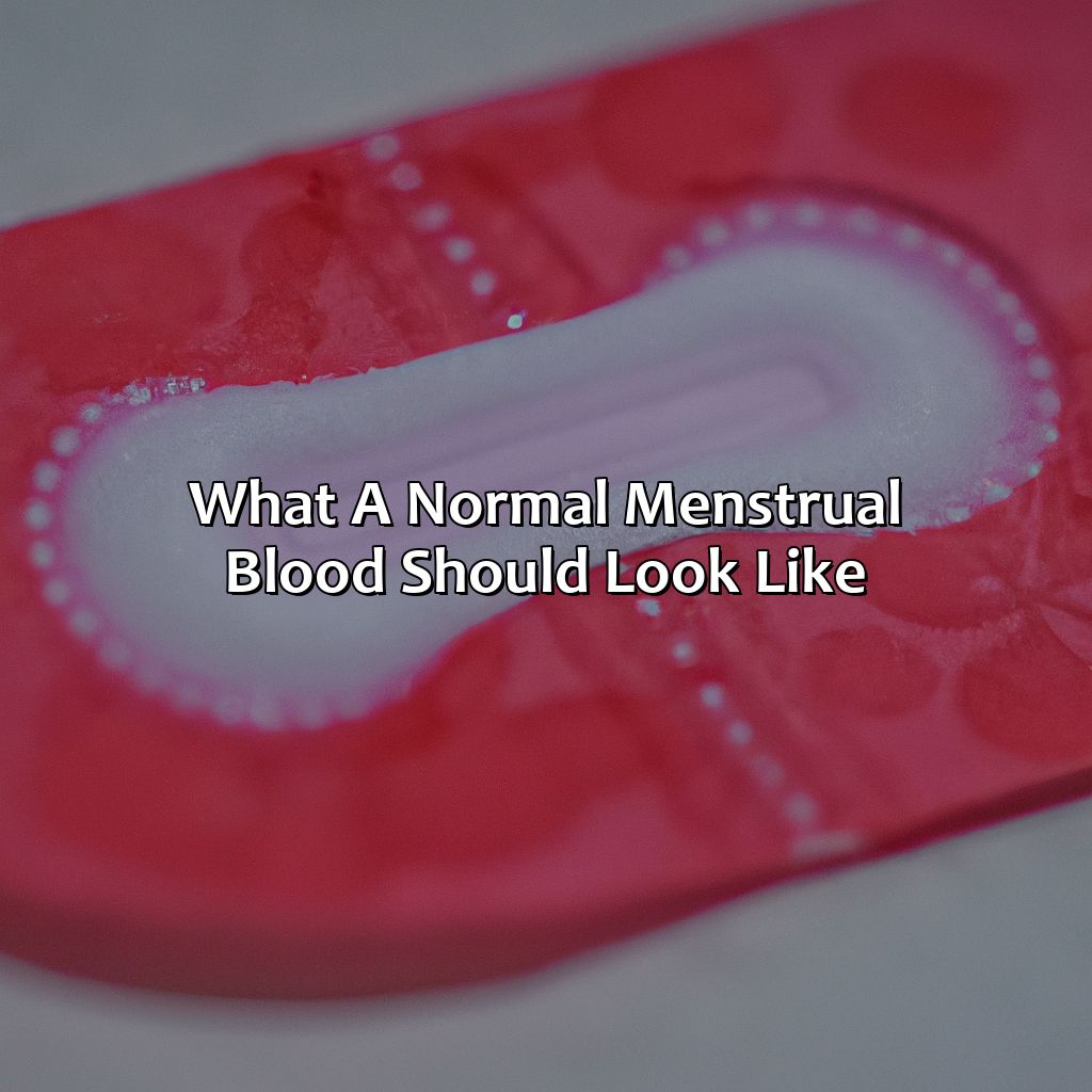 What A Normal Menstrual Blood Should Look Like  - What Does The Color Of My Period Blood Mean, 