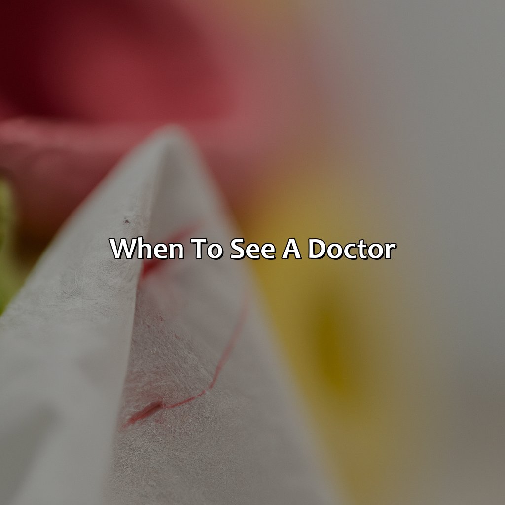 When To See A Doctor  - What Does The Color Of Snot Mean, 