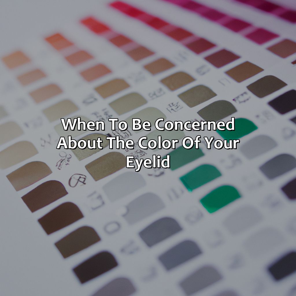 When To Be Concerned About The Color Of Your Eyelid  - What Does The Color Of The Inside Of Your Eyelid Mean, 