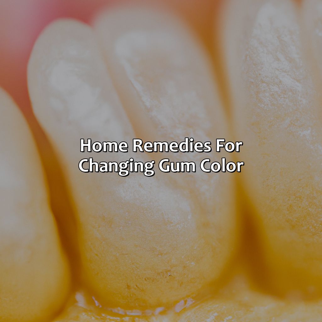 Home Remedies For Changing Gum Color  - What Does The Color Of Your Gums Mean, 