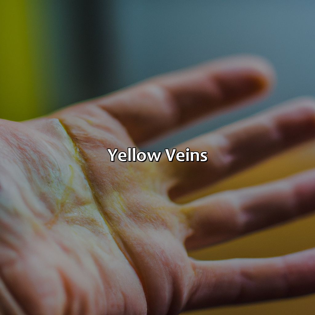 Yellow Veins  - What Does The Color Of Your Veins Mean, 