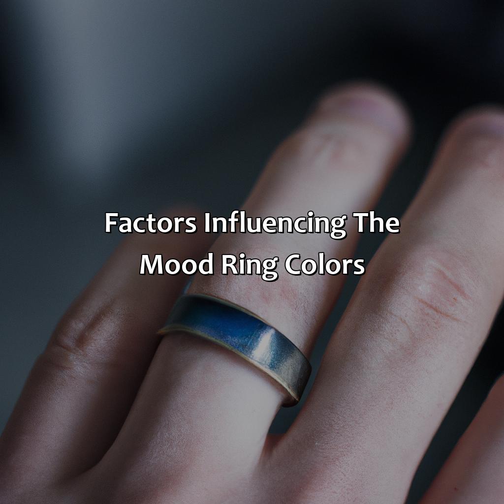 Factors Influencing The Mood Ring Colors  - What Does The Color On A Mood Ring Mean, 