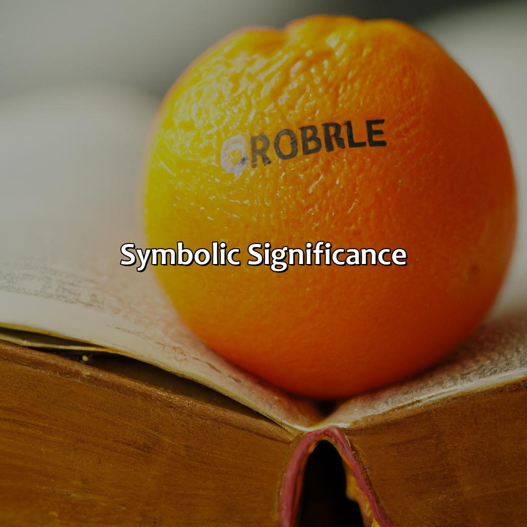 Symbolic Significance  - What Does The Color Orange Mean Biblically, 
