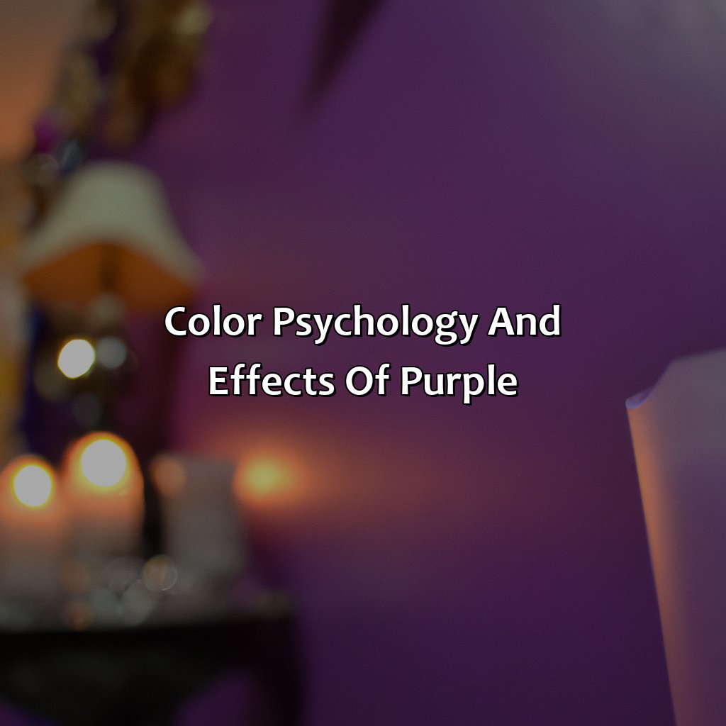 Color Psychology And Effects Of Purple  - What Does The Color Purple Mean?, 