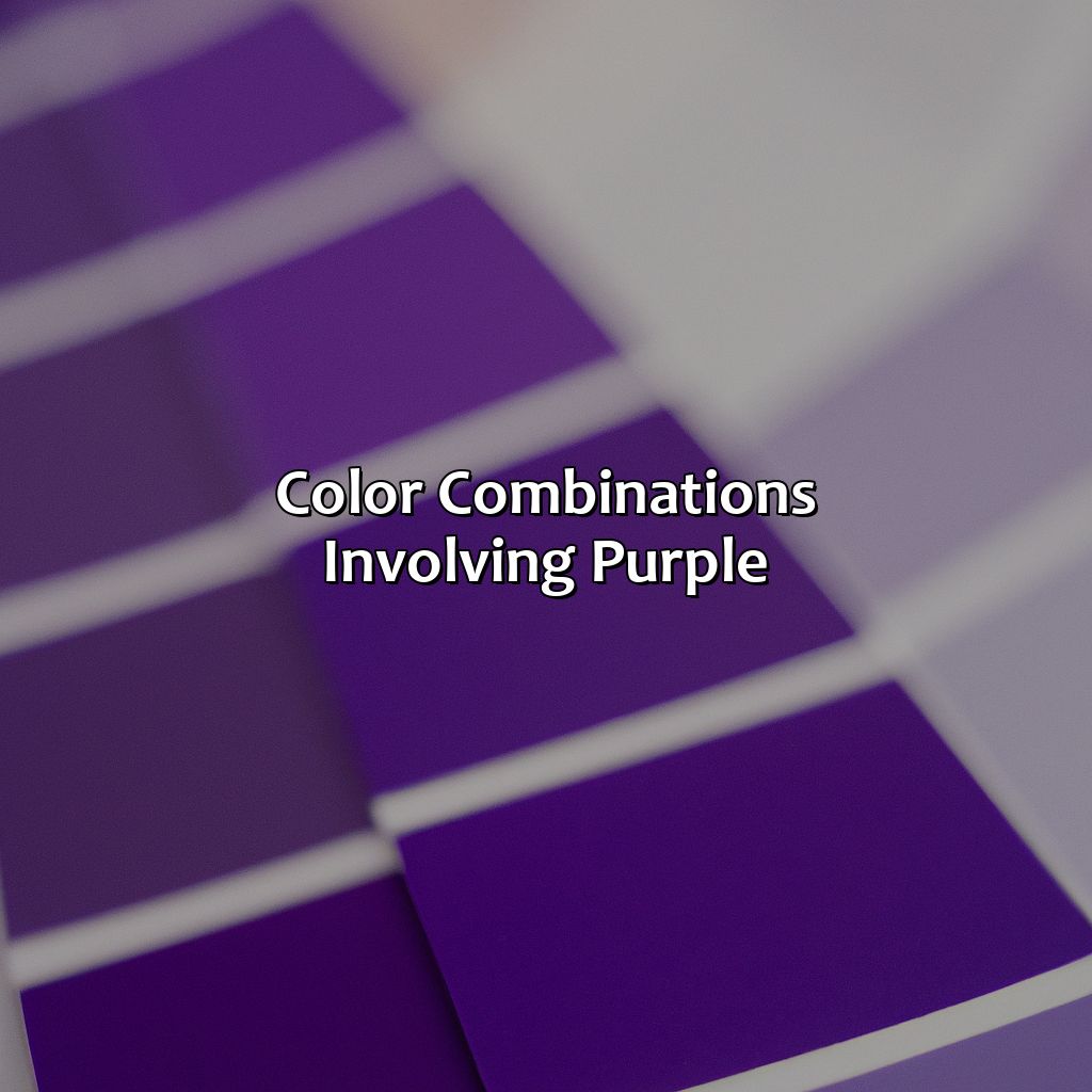 Color Combinations Involving Purple  - What Does The Color Purple Mean?, 