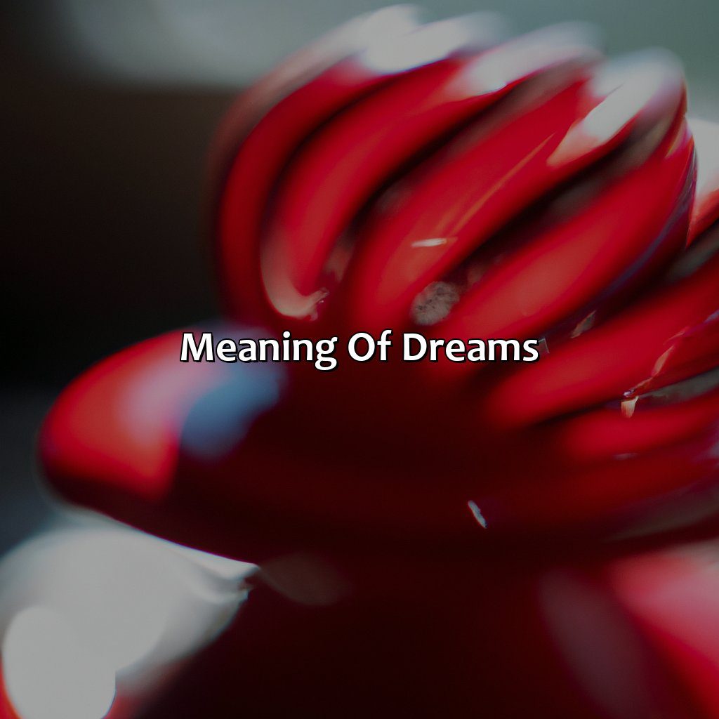 Meaning Of Dreams  - What Does The Color Red Mean In A Dream, 