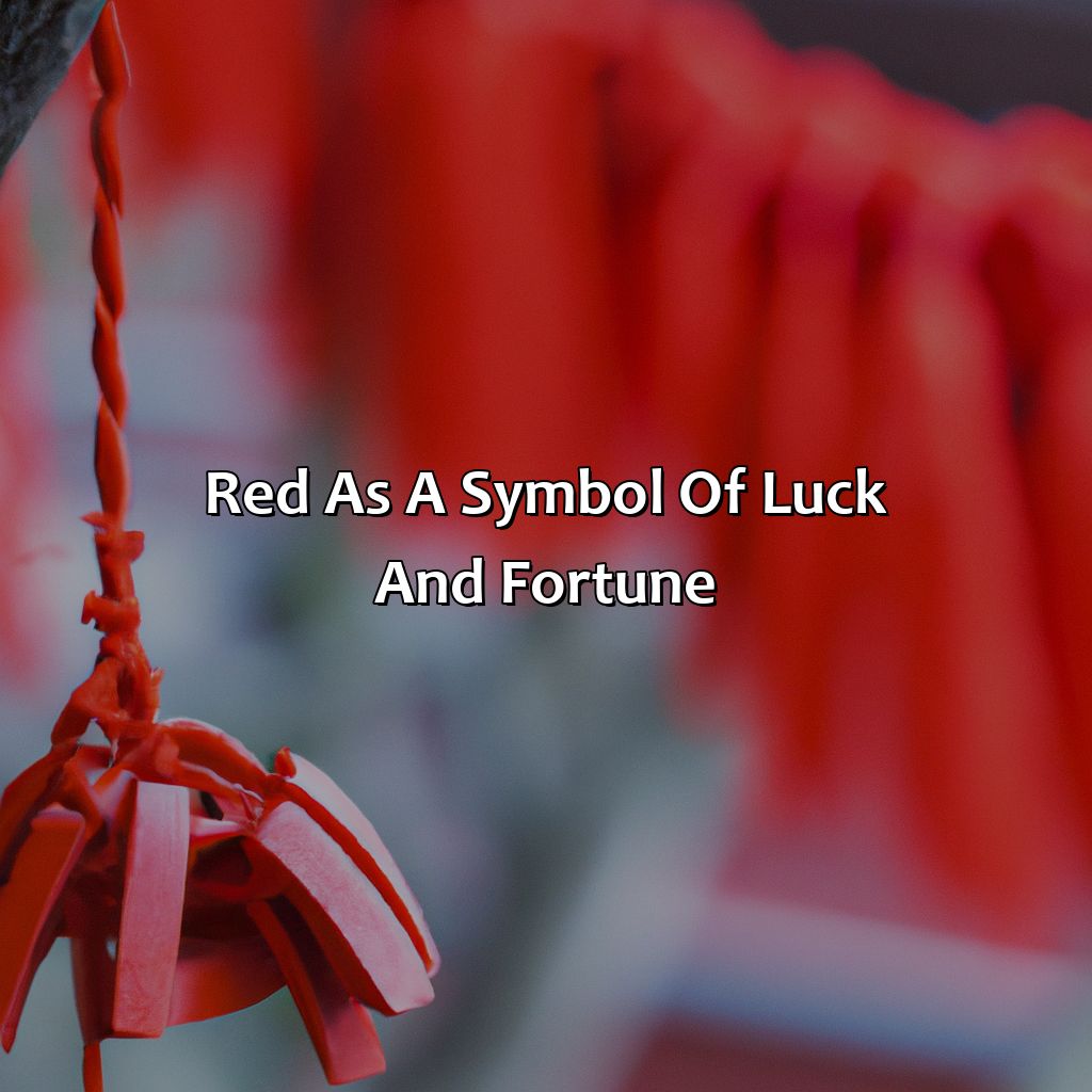 Red As A Symbol Of Luck And Fortune  - What Does The Color Red Mean In Japan, 