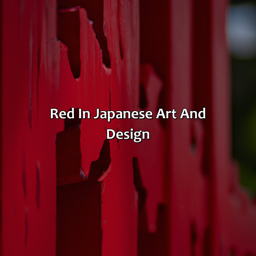 Red In Japanese Art And Design  - What Does The Color Red Mean In Japan, 