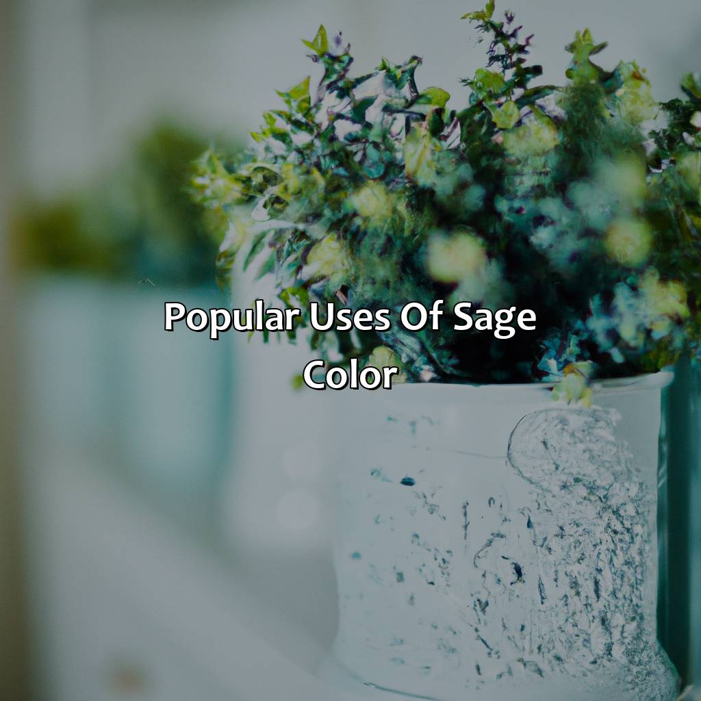Popular Uses Of Sage Color  - What Does The Color Sage Look Like, 