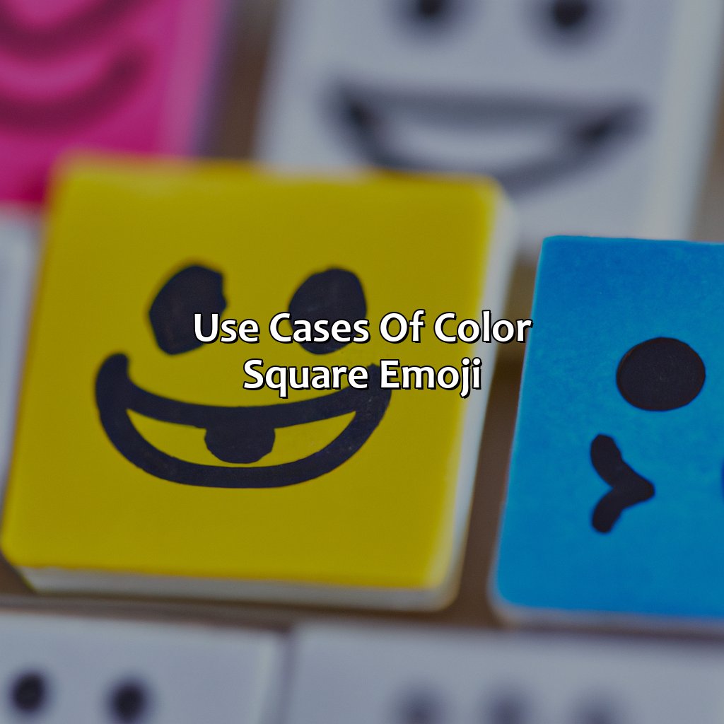 Use Cases Of Color Square Emoji  - What Does The Color Square Emoji Mean, 