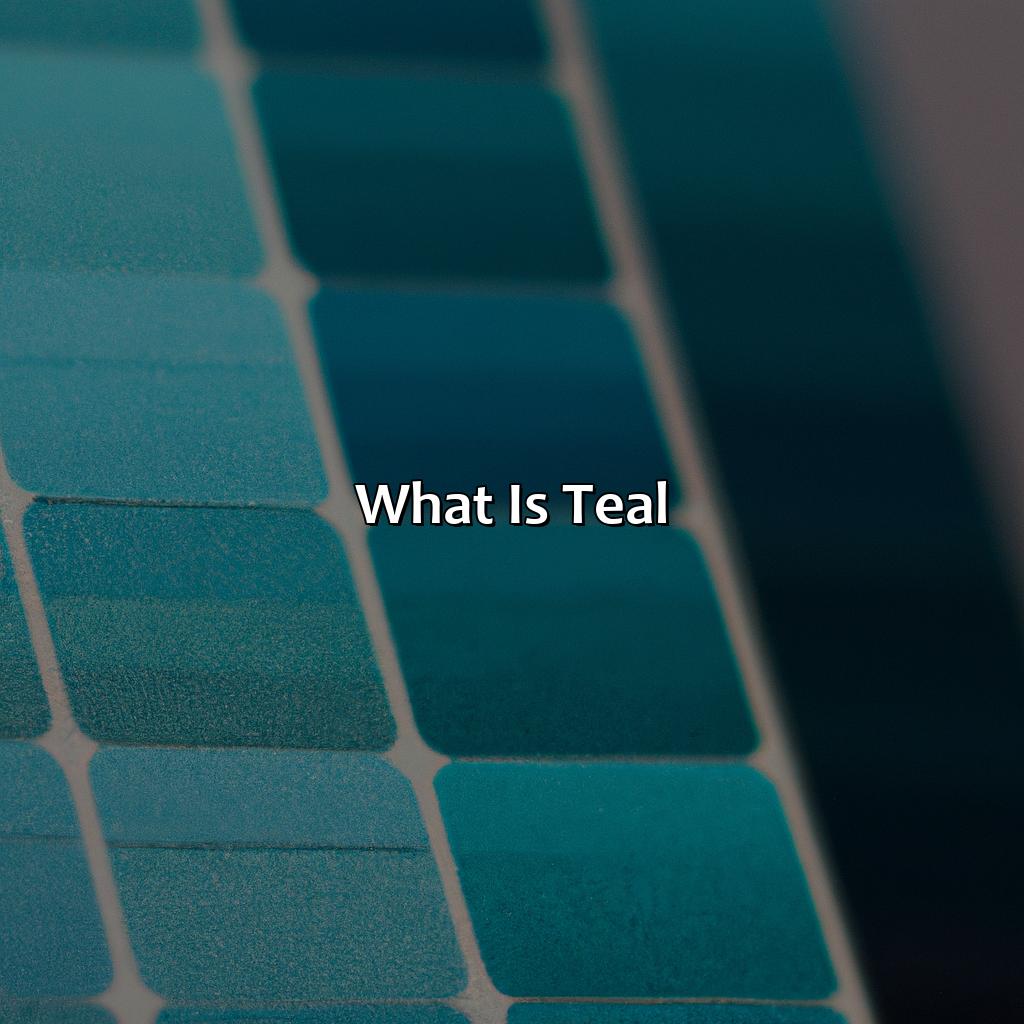 What Is Teal?  - What Does The Color Teal Mean, 