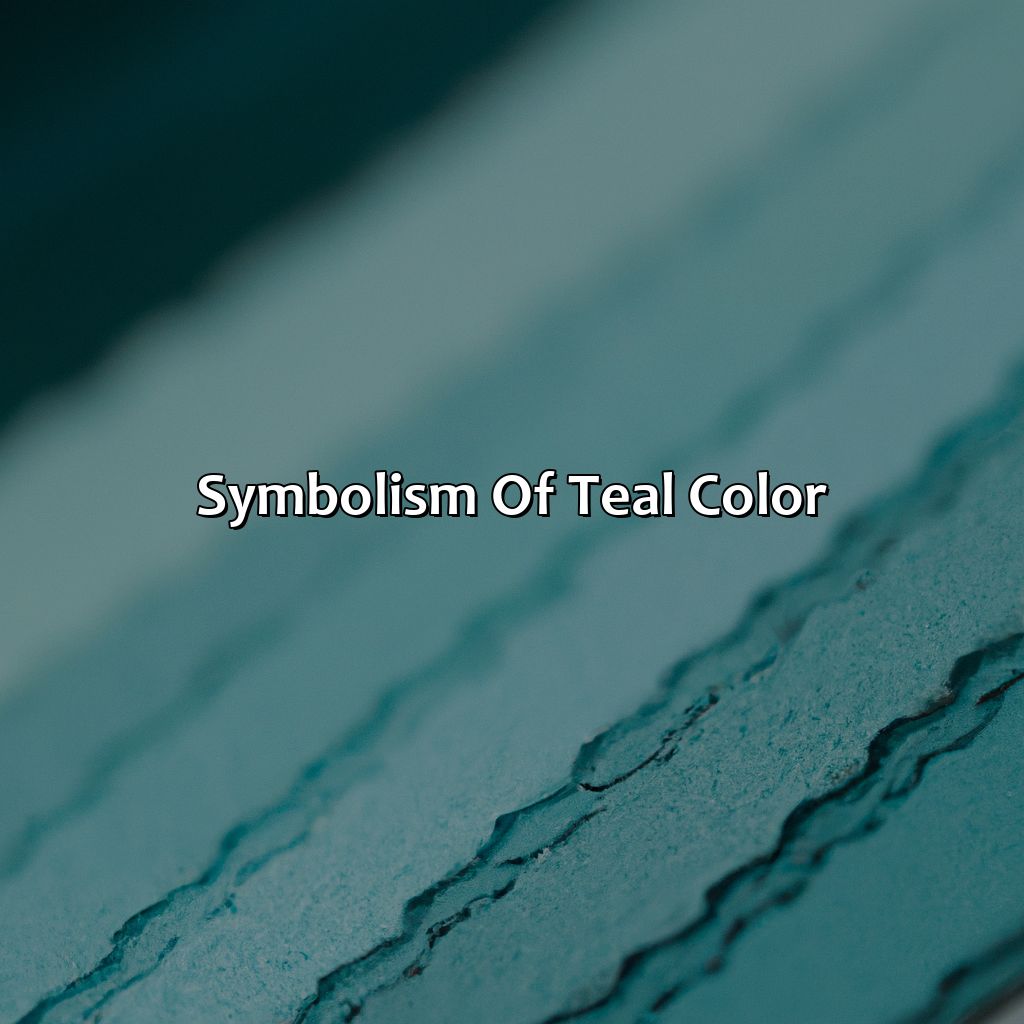 Symbolism Of Teal Color  - What Does The Color Teal Represent, 