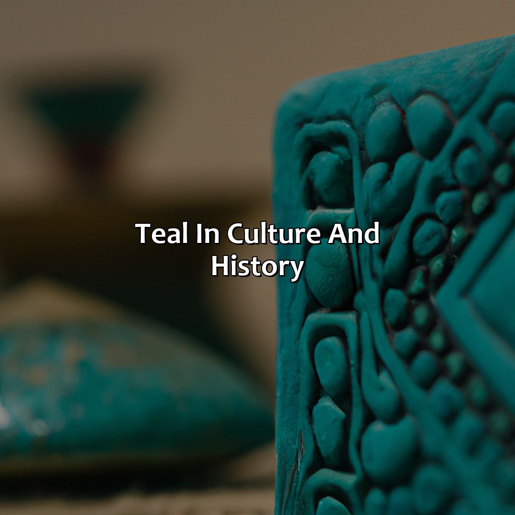 Teal In Culture And History  - What Does The Color Teal Symbolize, 