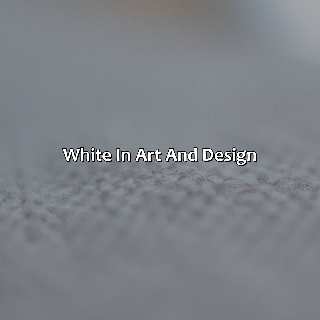 White In Art And Design  - What Does The Color White Mean, 
