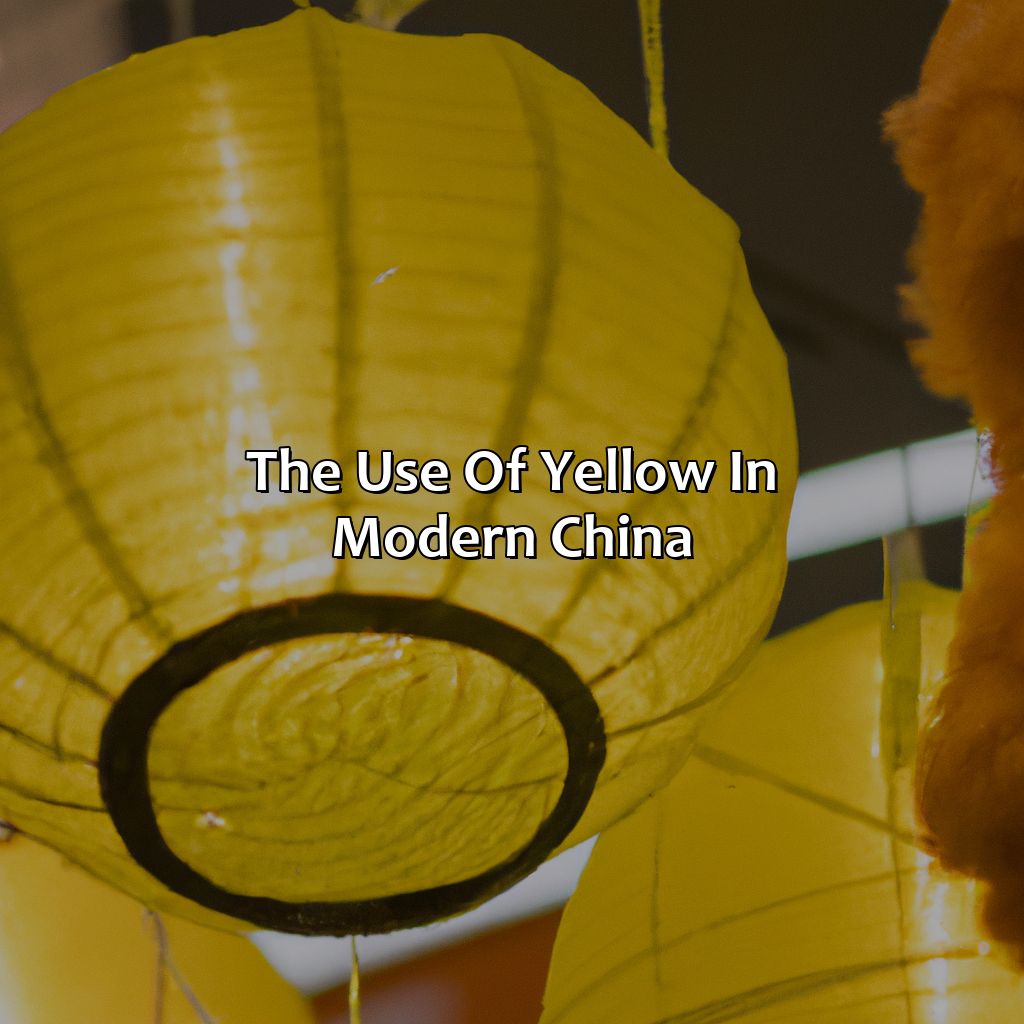 The Use Of Yellow In Modern China  - What Does The Color Yellow Mean In China, 