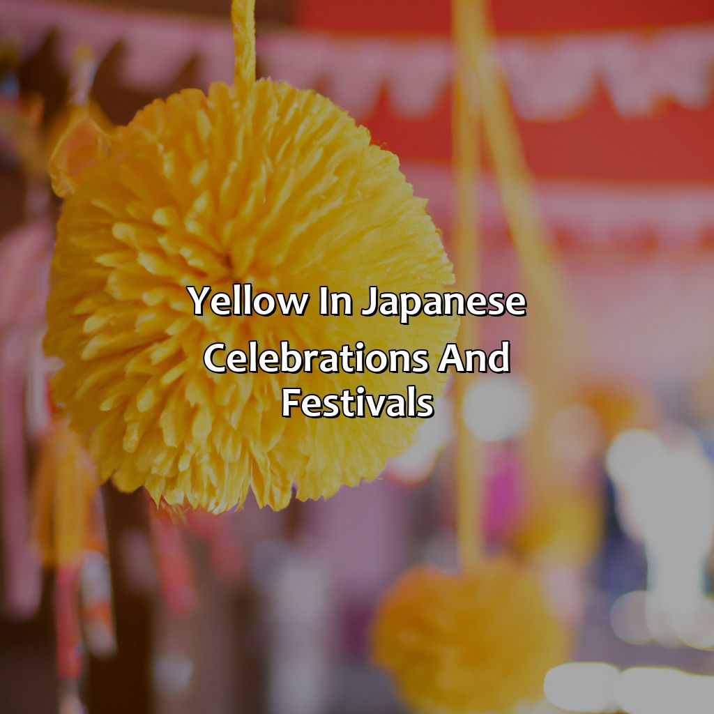 Yellow In Japanese Celebrations And Festivals  - What Does The Color Yellow Mean In Japan, 