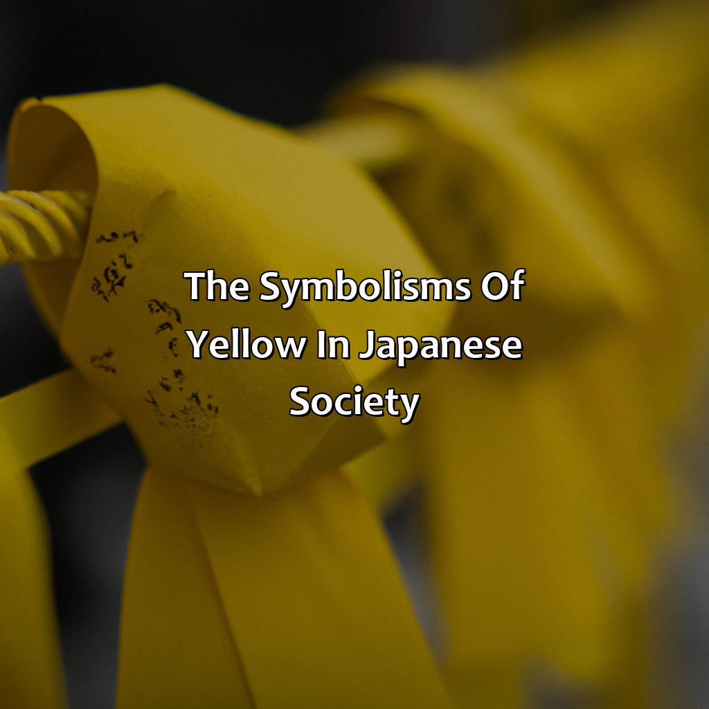 The Symbolisms Of Yellow In Japanese Society  - What Does The Color Yellow Mean In Japan, 